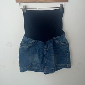 Motherhood maternity denim shorts